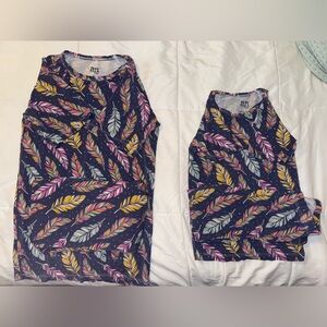 Matching Bamboo Pjs size 9/10 & 4T